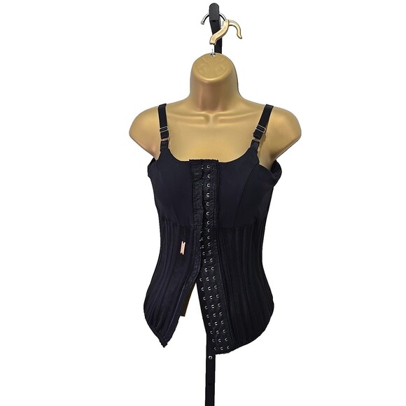 Womens Small Bustier Steampunk Gothic Corset Tops Boned Waist Trainer Lingerie - Picture 1 of 6
